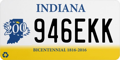 IN license plate 946EKK