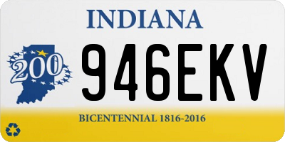 IN license plate 946EKV