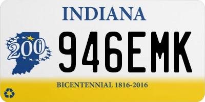 IN license plate 946EMK