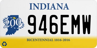 IN license plate 946EMW