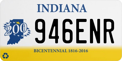 IN license plate 946ENR