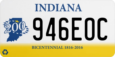 IN license plate 946EOC