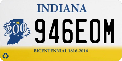IN license plate 946EOM