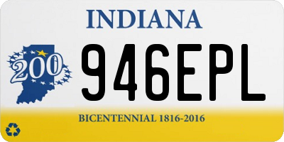 IN license plate 946EPL