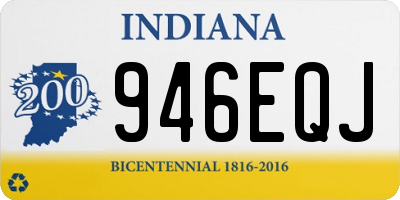 IN license plate 946EQJ