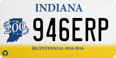 IN license plate 946ERP