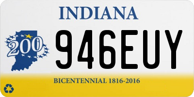 IN license plate 946EUY