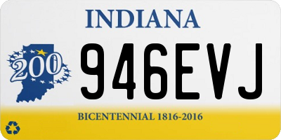 IN license plate 946EVJ