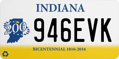 IN license plate 946EVK
