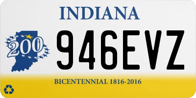 IN license plate 946EVZ