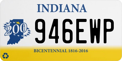 IN license plate 946EWP