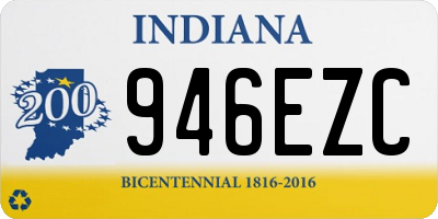 IN license plate 946EZC