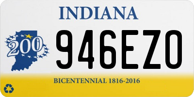 IN license plate 946EZO