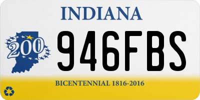IN license plate 946FBS