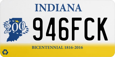 IN license plate 946FCK