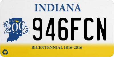 IN license plate 946FCN