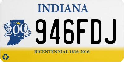 IN license plate 946FDJ