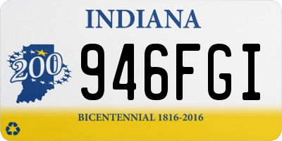 IN license plate 946FGI