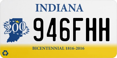 IN license plate 946FHH