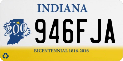 IN license plate 946FJA