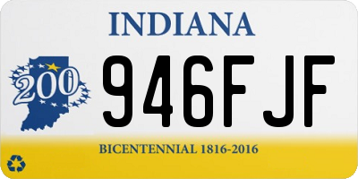 IN license plate 946FJF