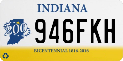 IN license plate 946FKH