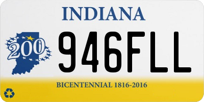 IN license plate 946FLL