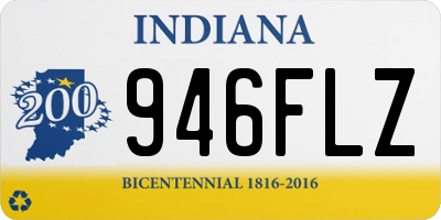 IN license plate 946FLZ