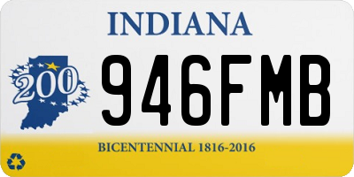 IN license plate 946FMB
