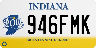 IN license plate 946FMK