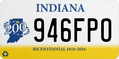 IN license plate 946FPO