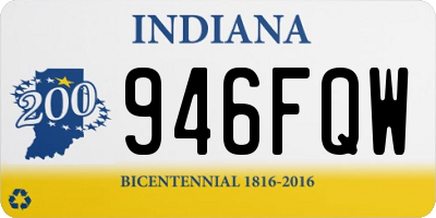IN license plate 946FQW