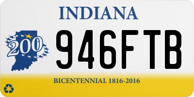 IN license plate 946FTB