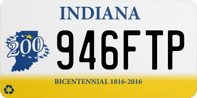 IN license plate 946FTP