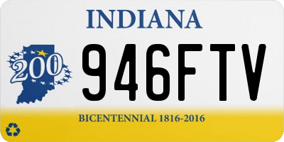 IN license plate 946FTV