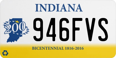 IN license plate 946FVS