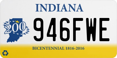IN license plate 946FWE