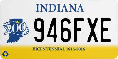 IN license plate 946FXE