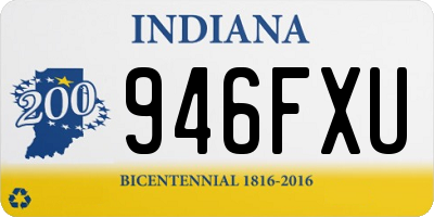 IN license plate 946FXU