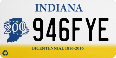IN license plate 946FYE