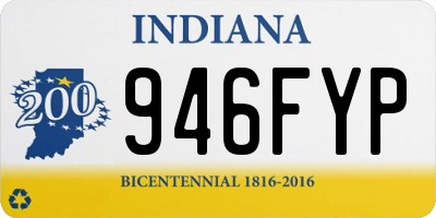 IN license plate 946FYP