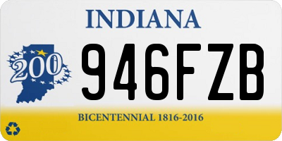 IN license plate 946FZB
