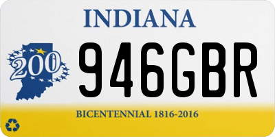 IN license plate 946GBR