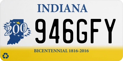 IN license plate 946GFY