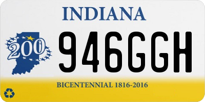 IN license plate 946GGH
