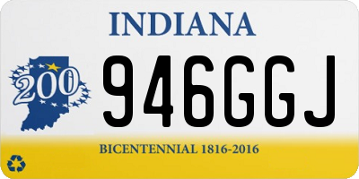 IN license plate 946GGJ