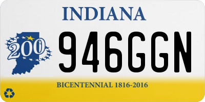 IN license plate 946GGN