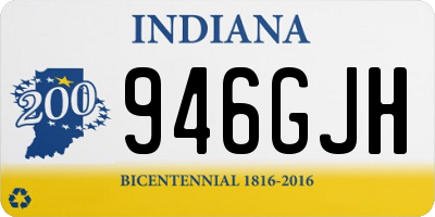 IN license plate 946GJH