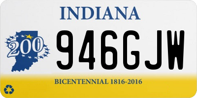 IN license plate 946GJW
