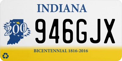 IN license plate 946GJX